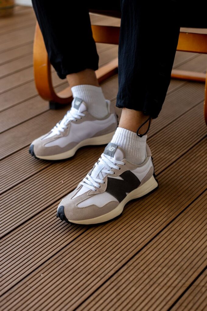 New Balance 327 White/Black/Grey - Зображення 5