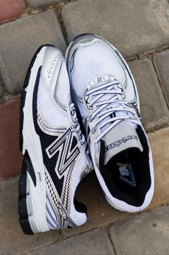 New Balance 860v2 White Black - Зображення 3