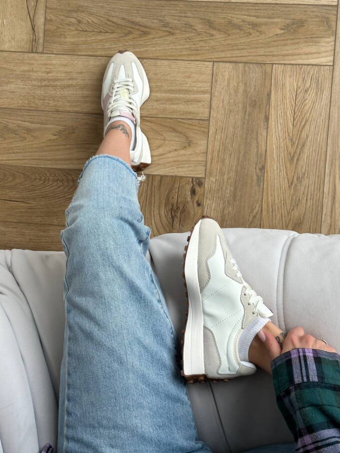 New Balance 327 Pink Grey White - Зображення 4