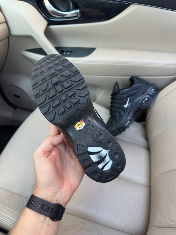 Nike Air Max TN Plus Full Black White Logo - Зображення 7