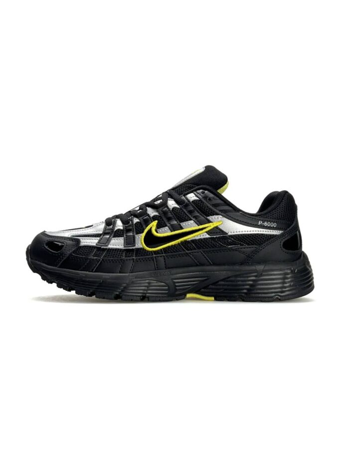Nike P-6000 Black Silver Lime