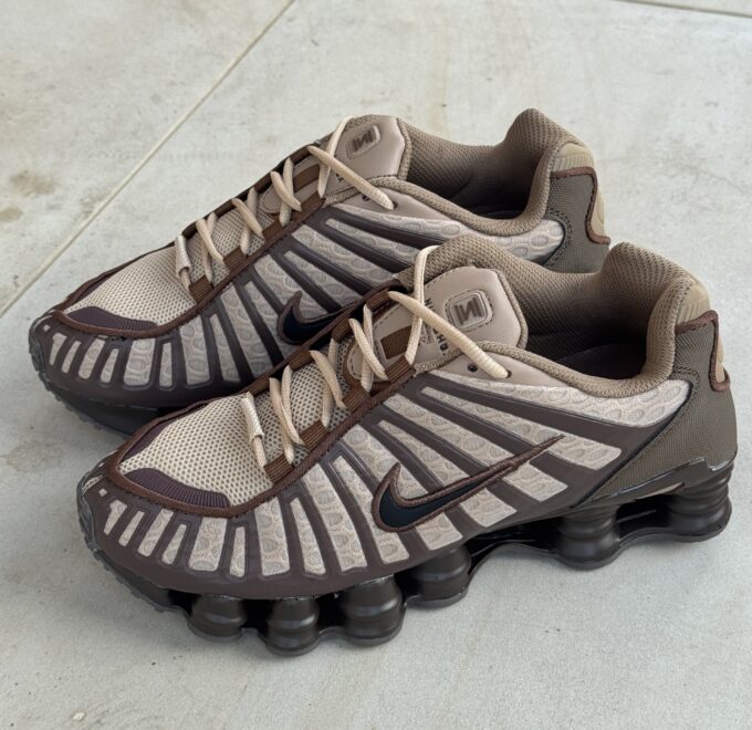 Nike Shox Tl Khaki Ironstone Off Noir