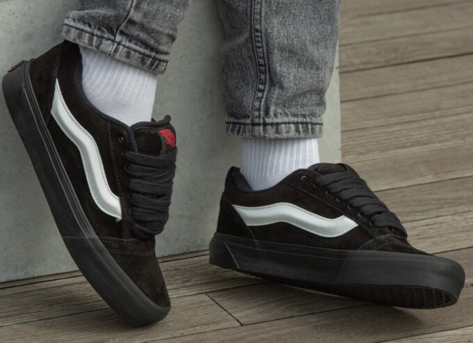 Vans KNU Skool Black White - Зображення 4