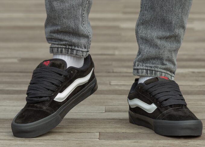 Vans KNU Skool Black White - Зображення 7