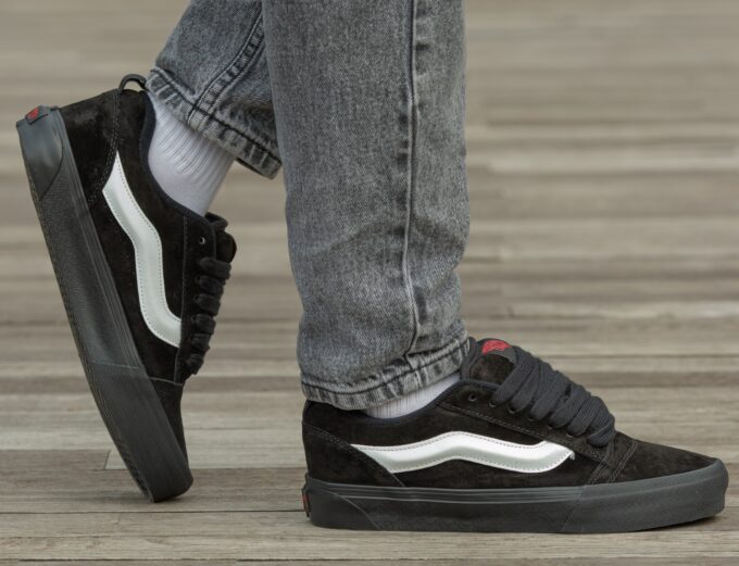 Vans KNU Skool Black White - Зображення 2