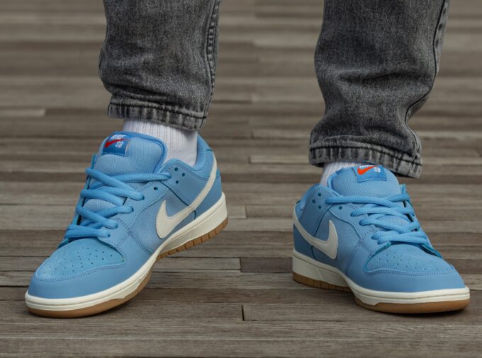 Nike SB Dunk Pro Blue White - Зображення 5
