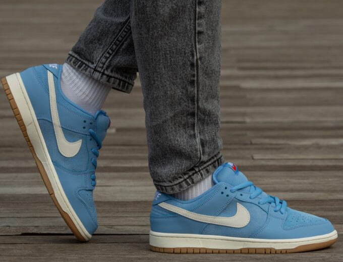 Nike SB Dunk Pro Blue White - Зображення 2