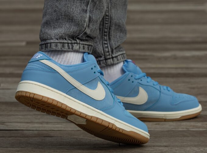 Nike SB Dunk Pro Blue White - Зображення 7