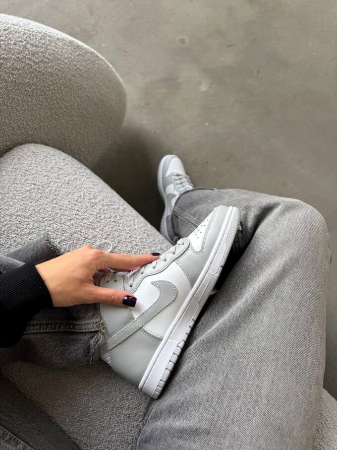 Nike Dunk High Grey - Зображення 4