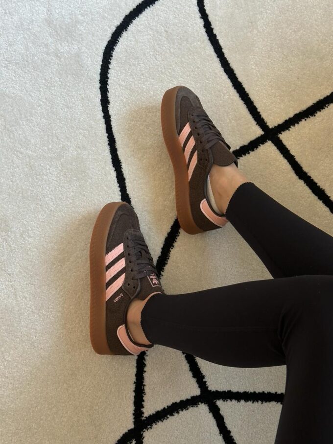Adidas Samba Dark Brown Wonder Mauve - Зображення 3