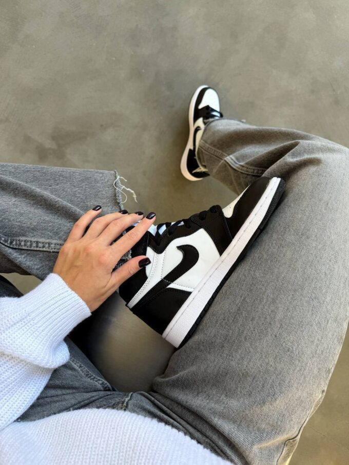 Nike Air Jordan 1 Black - Зображення 6