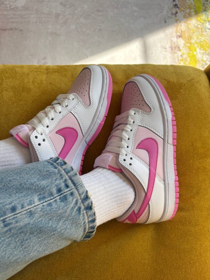 Nike Dunk Low Pink White - Зображення 2