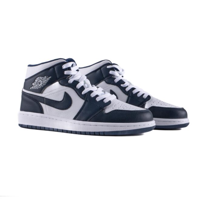 Nike Air Jordan 1 Retro Dark Blue White - Зображення 3