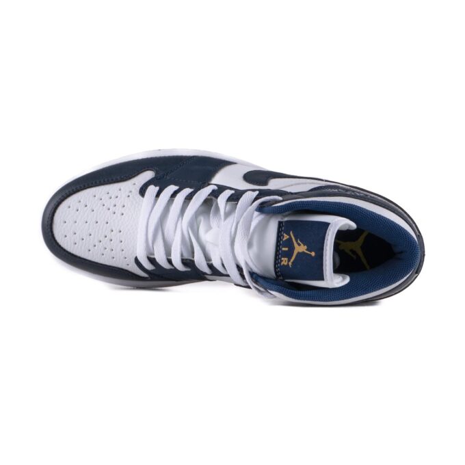 Nike Air Jordan 1 Retro Dark Blue White - Зображення 5
