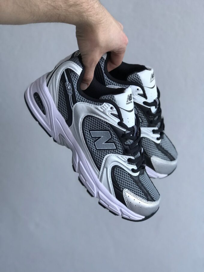 New Balance 530 White Black Gray - Зображення 2