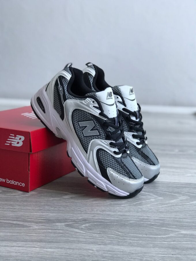 New Balance 530 White Black Gray - Зображення 3