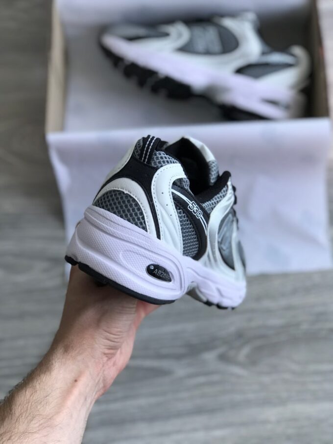 New Balance 530 White Black Gray - Зображення 5