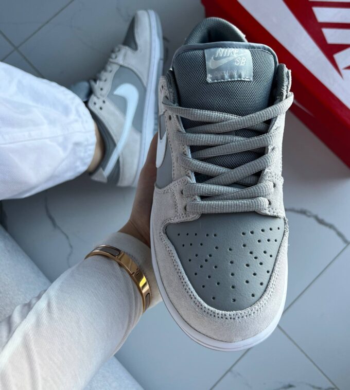 Nike SB Dunk Summit White Sweet Wolf Grey - Зображення 5