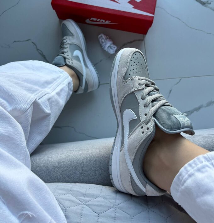 Nike SB Dunk Summit White Sweet Wolf Grey - Зображення 6