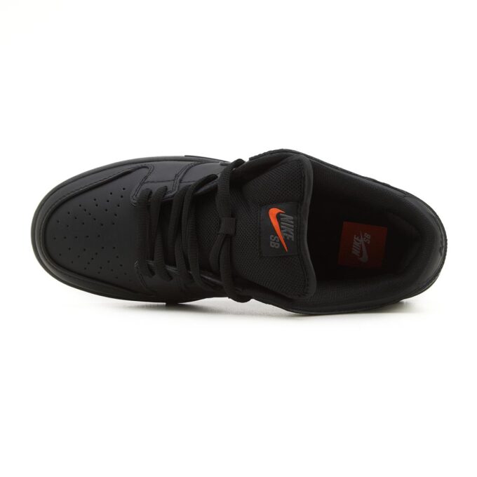 NIke SB Dunk Low Total Black Leather - Зображення 5
