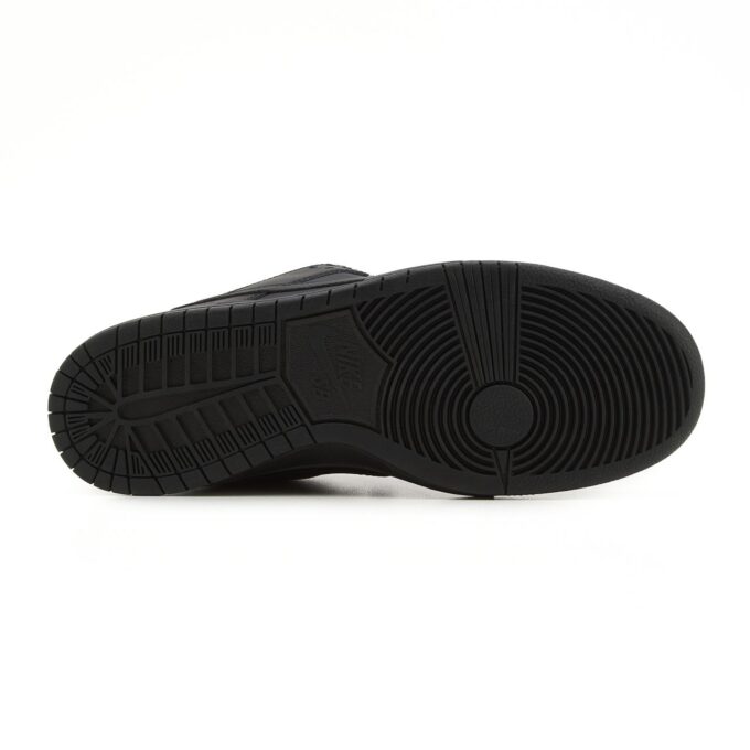 NIke SB Dunk Low Total Black Leather - Зображення 6