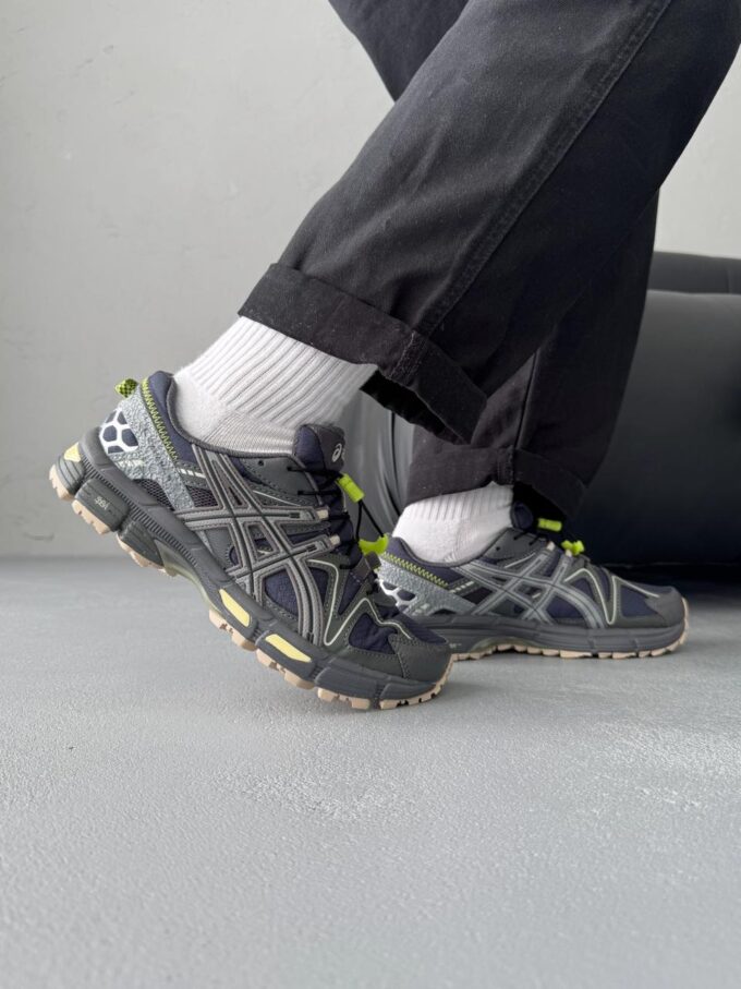 Asics Gel-Kahana 8 Black/Grey/Green Gore-Tex - Зображення 4