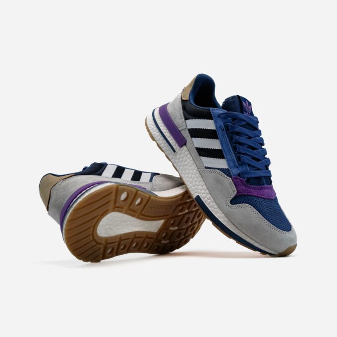 Adidas ZX 500 Blue Purple Grey - Зображення 4