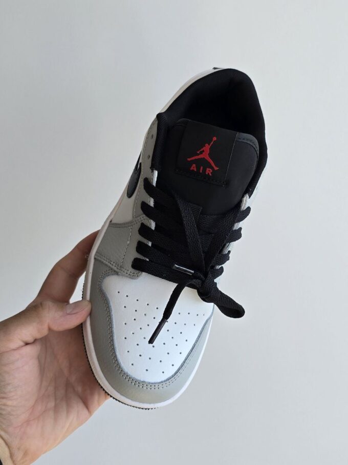 Nike Air Jordan 1 Low Grey White - Зображення 3