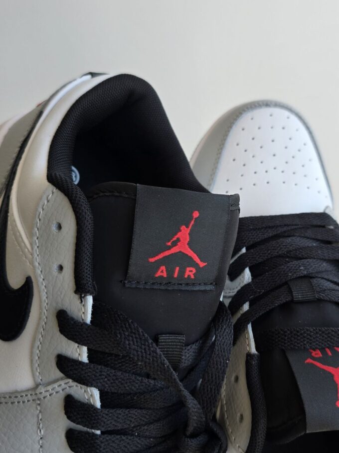 Nike Air Jordan 1 Low Grey White - Зображення 5