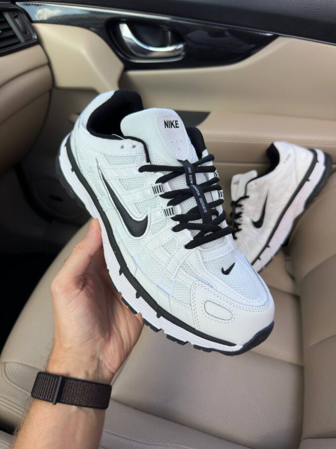 Nike P-6000 White Black - Зображення 2