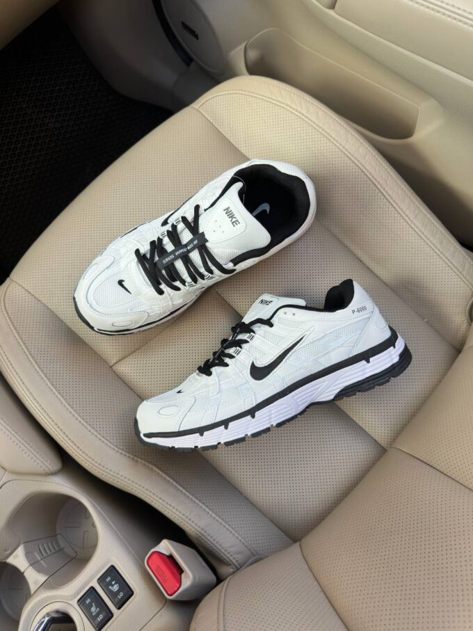 Nike P-6000 White Black - Зображення 8