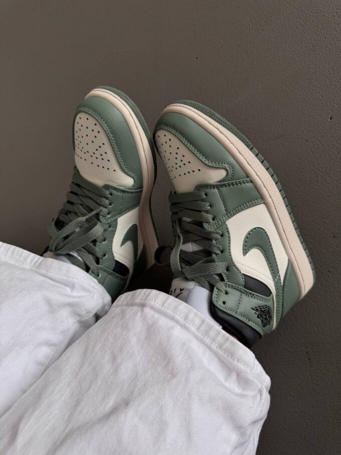 Nike Air Jordan 1 Retro Mid Jade Smoke - Зображення 7