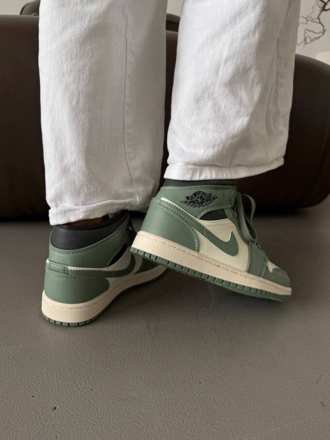 Nike Air Jordan 1 Retro Mid Jade Smoke - Зображення 8