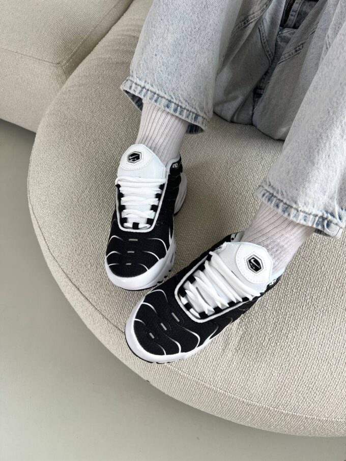 Nike Air Max Plus TN White Black - Зображення 7