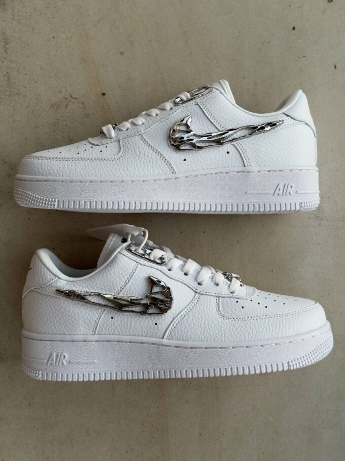 Nike Air Force 1 Low Molten Metal Silver - Зображення 6