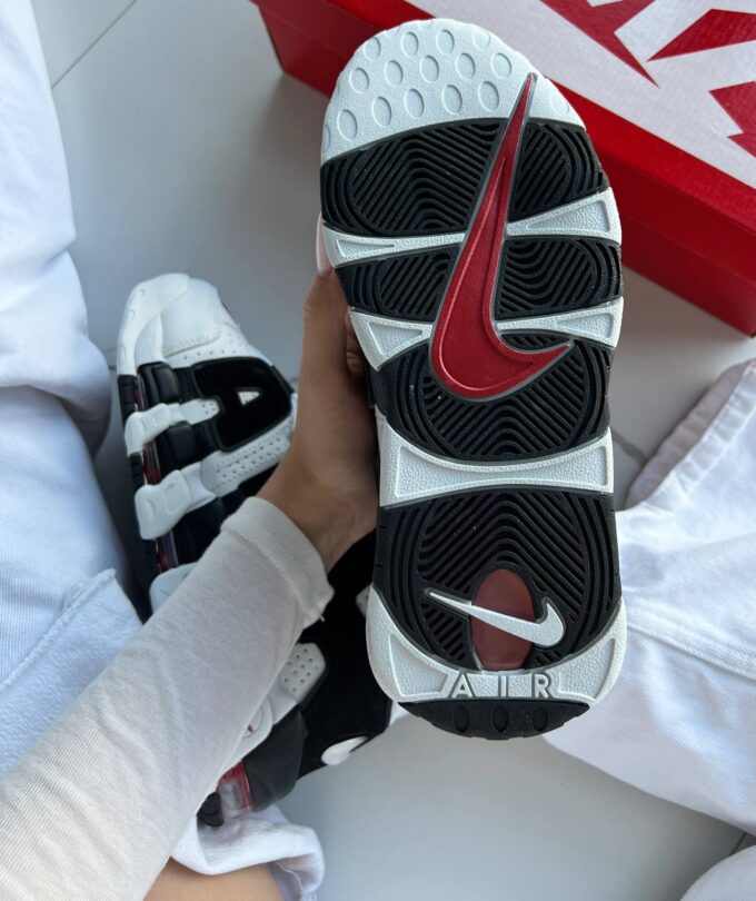 Nike Air More Uptempo White Black - Зображення 6
