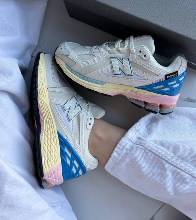 New Balance 1906R Cordura White Blue Pink - Зображення 4