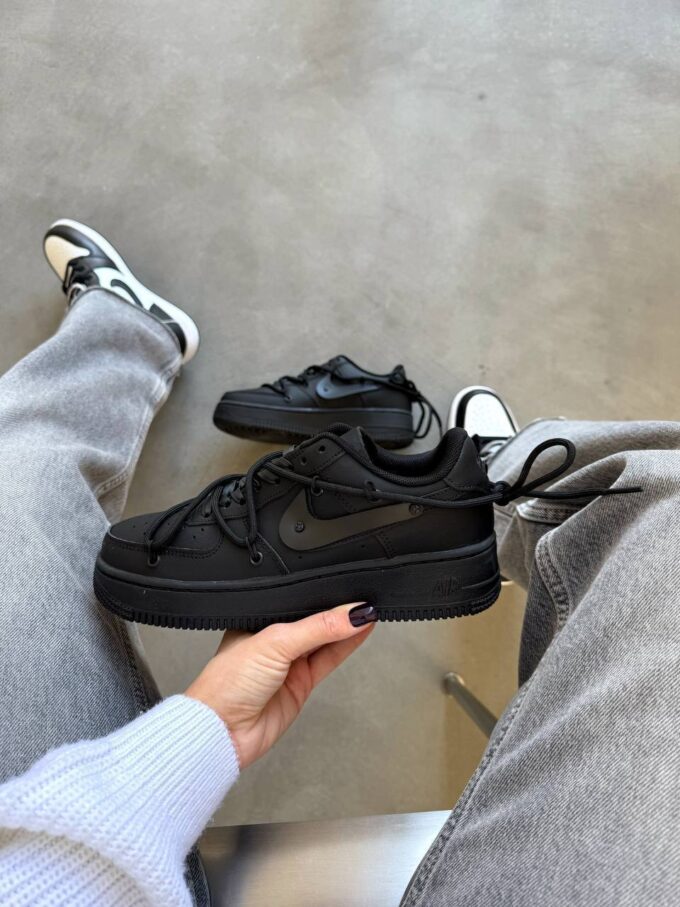 Nike Air Force 1 Low Black - Зображення 3
