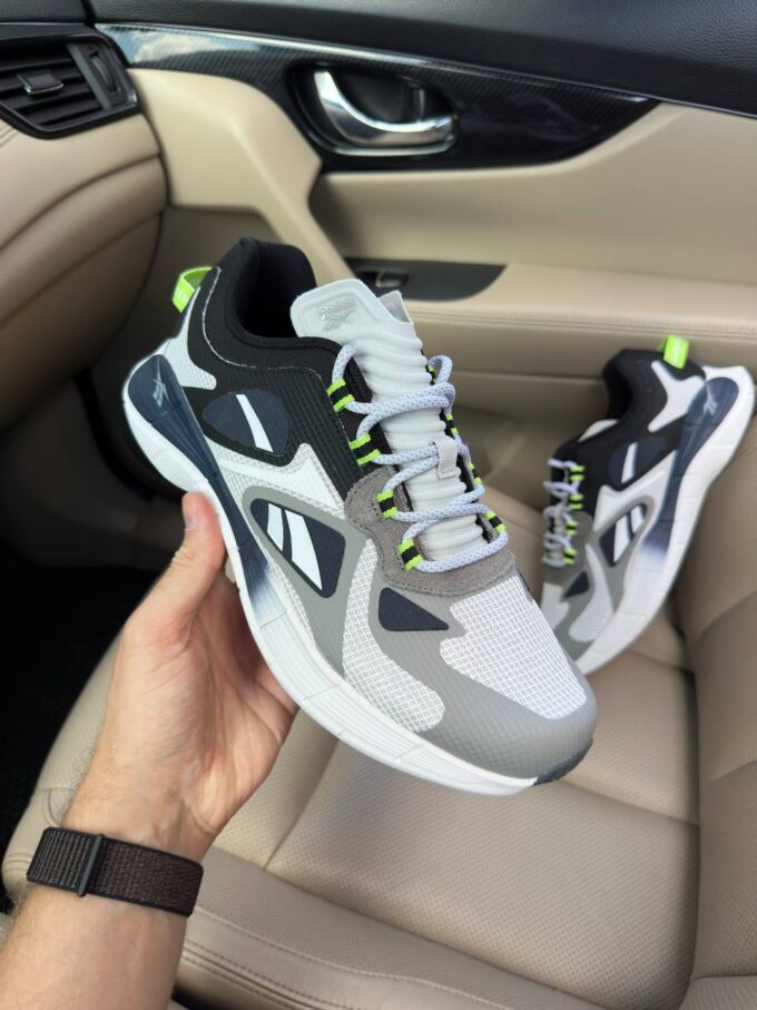 Reebok Zig Kinetica White Grey Black - Зображення 2