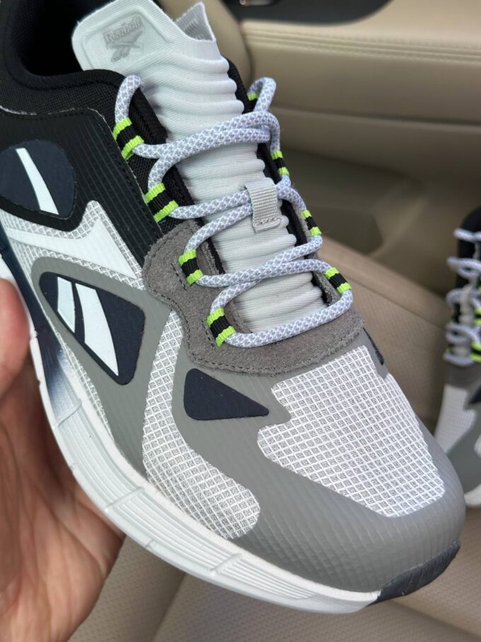 Reebok Zig Kinetica White Grey Black - Зображення 4