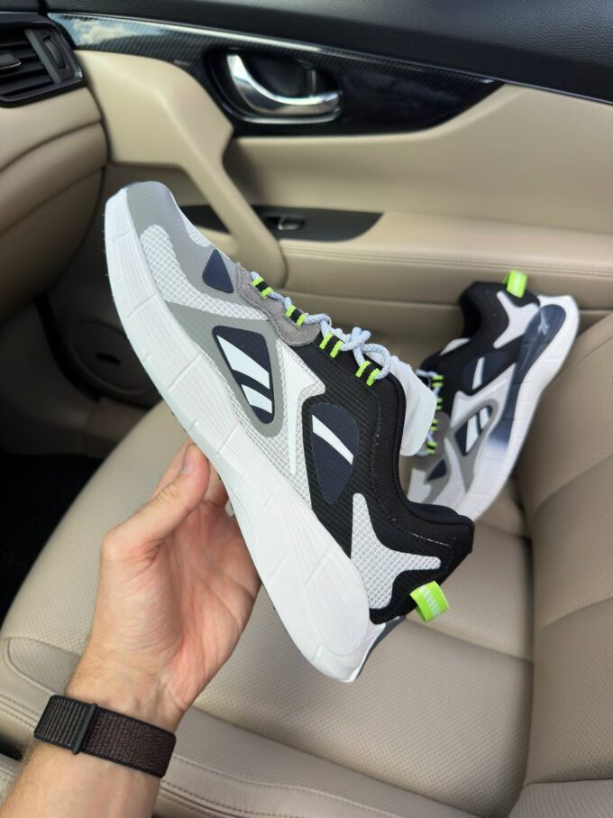 Reebok Zig Kinetica White Grey Black - Зображення 5