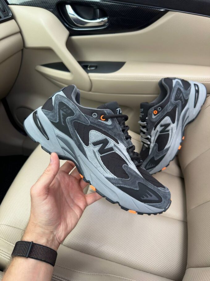 New Balance 725 Dark Grey Orange Thermo