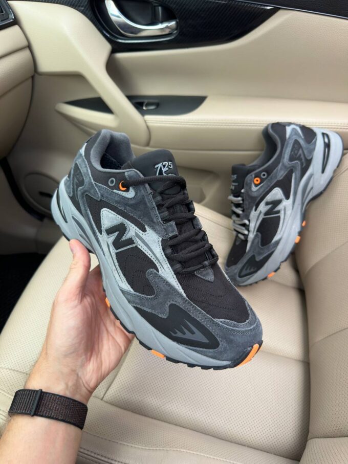 New Balance 725 Dark Grey Orange Thermo - Зображення 2