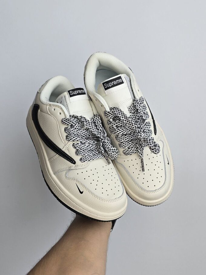 Nike Air Jordan 1 Low ×  Travis Scott Milk Black - Зображення 2