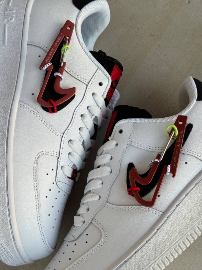 Nike Air Force 1 '07 PRM Mousqueton Swoosh Rouge DH7579-100 - Зображення 4