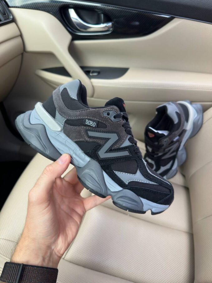New Balance 9060 Black Grey Red Thermo