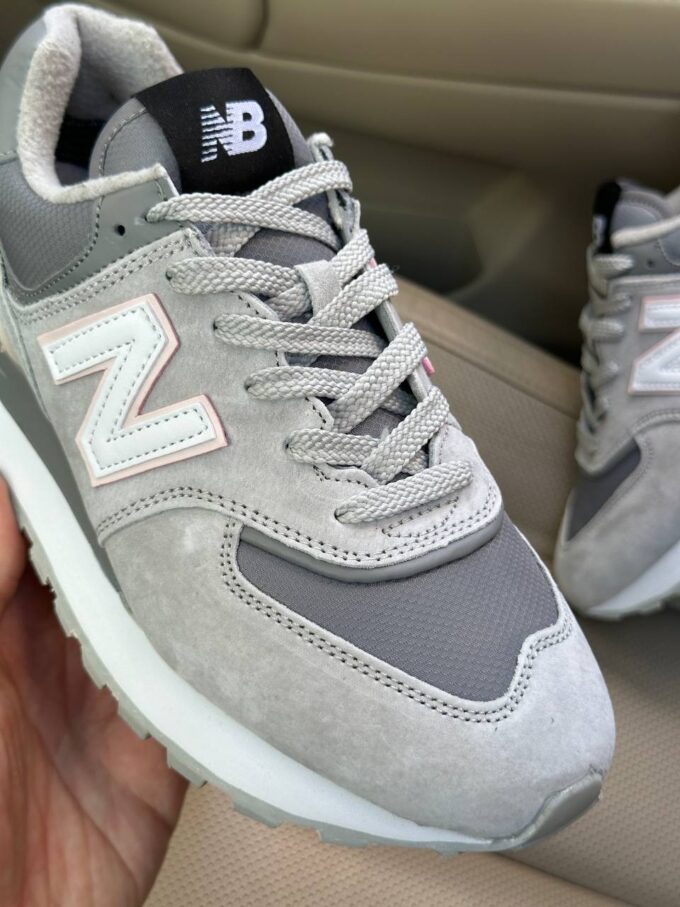 New Balance 574 Legacy Light Gray Pink Thermo - Зображення 4