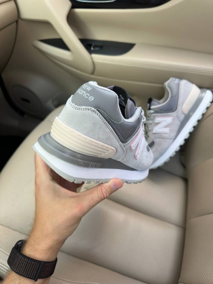 New Balance 574 Legacy Light Gray Pink Thermo - Зображення 6