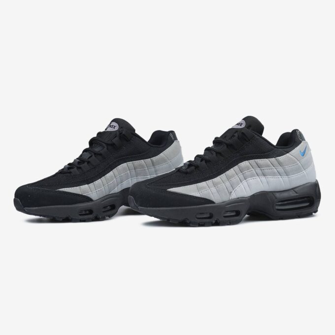 Nike Air Max 95 Black Grey Blue - Зображення 3