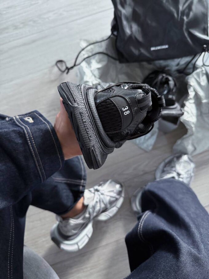 Balenciaga GB 3xl Extreme Laces B Trainers in Black - Зображення 6